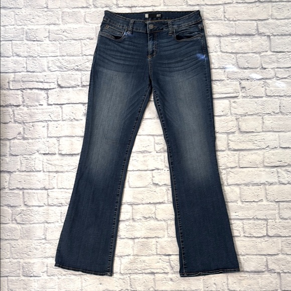 Kut from the Kloth Denim - Kut From the Kloth Natalie High Rise Bootcut Denim Blue Jeans - Size 14
